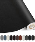 Leather Repair Patches 17X79 Inch Self Adhesive Tape For Couches Furniture Sofas And Car Seats Black Stretch Vinyl Repair Kit