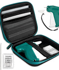Top Shelf Clothing Stitch Gun Kit With No Sweat Quick Fix Sewing Tool For Hemming Tagging And Quilting Includes Protective Hard Shell Case.