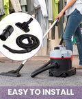 SATUY 2-pack vacuum hose adapters; black plastic reducer for 1-3/8 OD to 1-1/4 ID for vacuum connections.