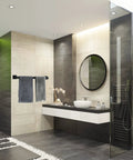 Matte Black Single Towel Bar Wall Mount Rack Made Of Stainless Steel 24 Inch Heavy Duty Towel Holder For Bathroom Rust Proof