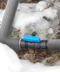 Five Pack Three Quarters Inch ID Foam Pipe Insulation Tubes Sixteen Point Nine Inch Length Grey All Weather Pro Grade