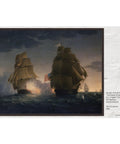 10 Poster Set Of American War Paintings For Social Studies Classrooms And K-12 Teachers, 12 X 18 Inch History Posters, ships at sea