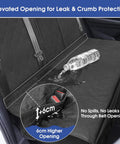 Upgraded 900D Heavy Duty Dog Back Bench Seat Cover for Cars, SUVs and Trucks with waterproof nonslip seat protector.