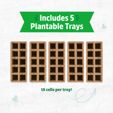 Grow Kit Refill Pack For Eco Friendly Seed Starting With Biodegradable Peat Free Trays Glue Free And Chemical Free Root Health