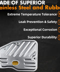 CVT Transmission Filter Oil Pan Gasket Kit For Toyota Corolla And Corolla iM 2014 To 2022 in stainless steel material.