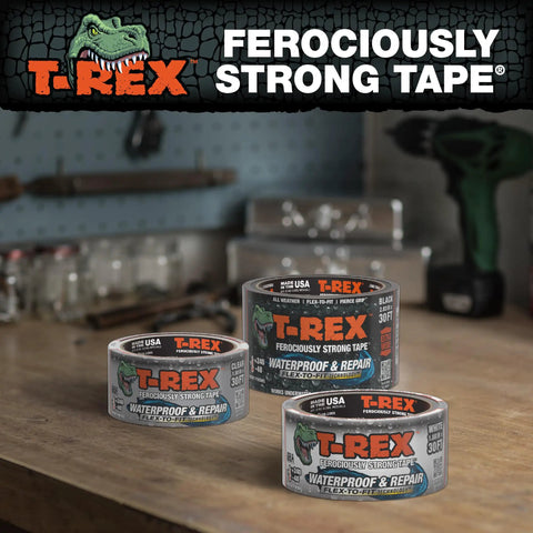 Flexible Waterproof Tape For Quick Fixes And Heavy Duty Repairs, Leaks, Roof Patches, UV And Weather Resistant Black Tape 1.88 Inch By 30 Foot, Ideal For Home, Auto, Marine And DIY Projects on display in workshop