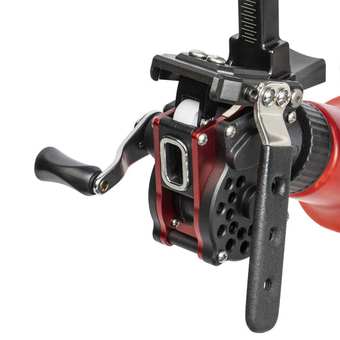 Bowfishing Winch Pro Reel With One Hand Operation, Fighting Wheel Brake For Simultaneous Brake And Reel, Durable Ceramic String Guide