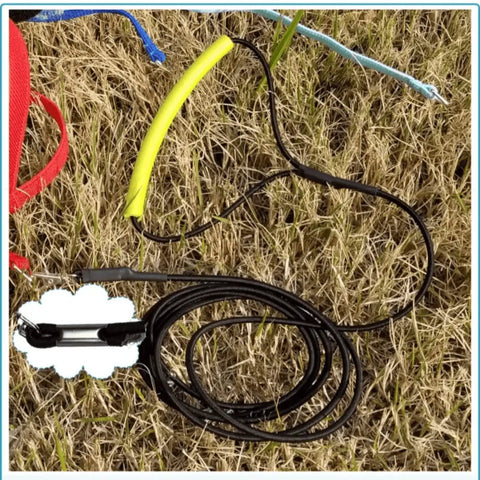 Parrot Bird Harness Leash For Outdoor Training Adjustable Flying Harness With Durable Nylon Anti Chew Front Chain on grass