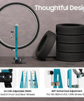 Heavy Duty Bicycle Wheel Truing Stand For MTB And Road Wheels, Removable Multi Function Wheel Alignment Tool, Adjustable Rim Width 3.5 To 5.9 Inches