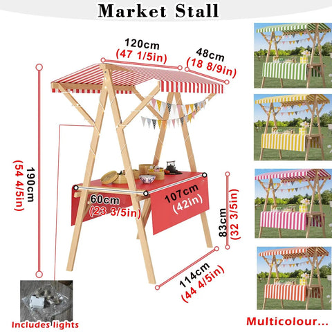 Built Tough Wood Roll Out Food Cart On Wheels With No Sweat Assembly For Street Vendors And Farmers Markets with measurements
