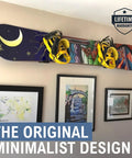Heavy Duty Snowboard Wall Mount Rack For Garage Organization And Wall Storage displaying colorful snowboard