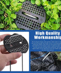 All In One Garden Stakes And Staples Kit with 100 pcs 6 inch U Shaped landscape staples and fixing gaskets for outdoor use