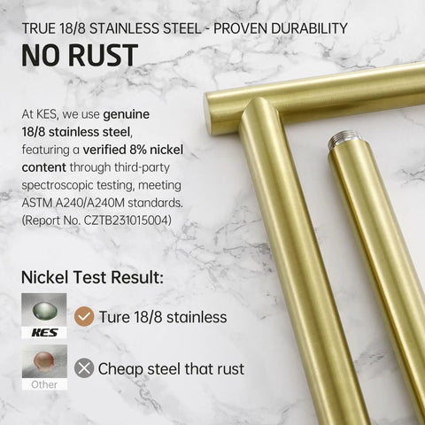 Gold Marble Base Free Standing Toilet Paper Holder Built To Last SUS304 Stainless Steel Bathroom Stand No Tip Design details