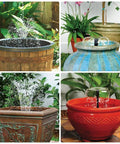 LED Fountain Pump With Lights Submersible Water Pump For Aquarium Pond Garden Backyard 10W 160GPH 600L/H in various water features