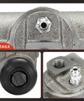 Close-up details of Rear Drum Brake Wheel Cylinder Kit For Chevrolet Silverado 1500 And GMC Sierra 1500 2009 2010 2011 2012 2013 Two Piece Set