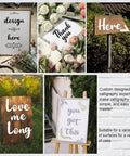 Displays from the Go To Calligraphy Stencil Kit With 50 Pieces Large 4 Inch And Small 2 Inch Alphabet Stencils Numbers And Floral Designs Reusable Plastic Templates For Arts And Crafts Painting On Wood used on various signs and surfaces