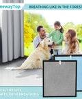 True HEPA Replacement Filter Set For Home Air Purifier 4 Stage System With Carbon Pre Filter Odor Removal Fits HSP001 in room