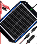 20W 12V Solar Battery Trickle Charger And Maintainer With Built In MPPT Controller Waterproof Solar Panel Kit with clamps