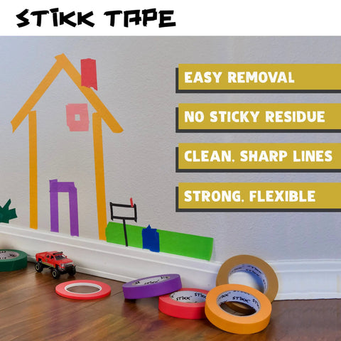 Painter Tape For Sharp Lines And Clean Edges 1 Inch By 60 Yards Yellow Masking Tape For DIY Paint Projects Removable With No Residue And No Tears Ideal For Edges Trim Ceilings And Color Blocking