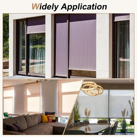 12 Pack 4 Inch Bungee Tie Downs For Exterior Roller Shades And Sun Shades, Weatherproof Elastic Tie Down Straps installed on windows