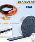 Self Regulating Water Pipe Heat Tape And Pipe Insulation Wrap For Freeze Protection And Temperature Control In RV And Home