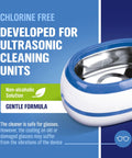 Heavy Duty Ultrasonic Cleaner Concentrate That Makes Eight Gallons For Glasses Retainers Dentures Aligners Razors And Firearm Parts Doing A Beast Mode Job On Stubborn Grime With Zero Hassle, chlorine free, gentle formula.
