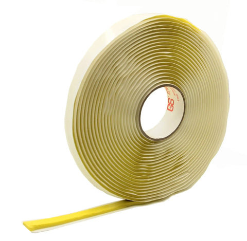 Vacuum Bagging Sealant Tape Pack Of 4 Rolls, 1/8 Inch Thick By 1/2 Inch Wide, 25 Ft Per Roll, Heat Resistant Up To 375 F, roll detail