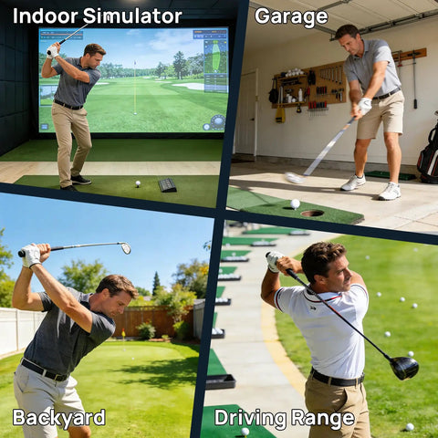 Left Handed Golf Impact Tape For All Clubs High Resolution Swing Analysis Sticker used in various practice settings