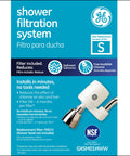 Shower Water Filter System Reducing Chlorine, Hard Water, And Sediment, Tool Free Install, Replace Filter Every Six Months, NSF Certified