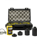 Stackable 10 Ton Hydraulic Ram Kit with Snap In Extensions for Tire Service and Auto Work, Adjustable from 3.5 to 11.25 inches