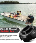 Manual Vent Gas Cap For Old Style Portable Boat Gas Tanks With Twist Valve For Adjustable Venting 621501-10 Replacement Cap
