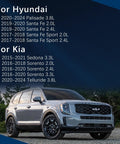 Kia SUV compatible with Engine Air Filter Replacement For Hyundai Palisade Santa Fe Santa Fe Sport Kia Sedona Sorento Telluride 3.8L 2.0L 2.4L 3.3L Engines Replaces CA11943 28113-A9100 Easy Install Long Lasting Performance Premium Quality