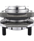 Front view of Front Wheel Bearing And Hub Assembly Pair For 2007 2012 Nissan Sentra 2.0L Direct Fit OEM Grade Hub And Bearing Kit