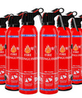 6 Pack Dry Chemical Fire Extinguishers With Mounting Brackets For Home Kitchen Car Boat RV And Business Portable