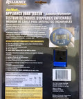 AmWatt Appliance Load Tester Plug With Digital Amp And Watt Readout, blue outlet tester in blister pack