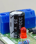 Electrolytic Capacitor Kit With 800 Pieces, 330uF 25V capacitor on circuit board for electronics projects