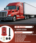 Road Warrior Shifter Isolator Bushing Kit For Eaton Fuller Heavy Rigs Replacement Fits Freightliner Kenworth Peterbilt Mack Volvo K3399 MS99-63399, detailed product view with hardware.