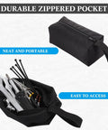 Motocross Tool Kit For Japanese Motorcycles 25 Piece Set with zippered pouch and tools, including wrenches and pliers, shown open.