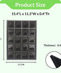Activated Carbon Pre Filter For Sharp Plasmacluster Air Purifier FP-A60UW FP-A80UW size dimensions showing length and thickness