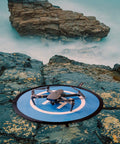 Waterproof Portable Foldable Helipad Landing Mat For Drones 22 Inch 55cm Ideal For DJI Mavic Pro on rocky surface