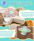 Boy playing with One Touch Takeoff RC Drone For Kids 6 And Up With Remote, 360 Degree Flip, High Speed Mode, LED indicator indoors.