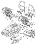 30 Pc Tough As Nails Rocker Panel Molding Clips Easy Snap Install Compatible With Jeep Grand Cherokee 1999 Onward detailed diagram.