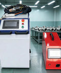 Portable Handheld Wire Feed Welder Rig Featuring Slick Digital Interface And Compact Lightweight Housing for metalworking.