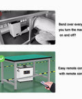 Pro Grade Laser Engraver Smoke Purifier With 4 Stage Filtration Solder Fume Extractor for Laser Cutter on under desk and remote control