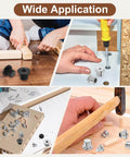 10 Pack Hollow Dowels and Tenon Center Transfer Plugs Three Eighth Inch Dowel Centering Pins used in woodworking projects