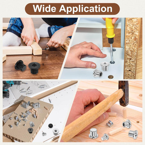 10 Pack Hollow Dowels and Tenon Center Transfer Plugs Three Eighth Inch Dowel Centering Pins used in woodworking projects
