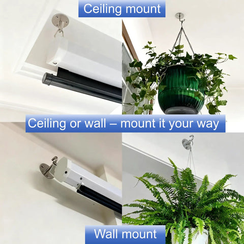 Beefy Heavy Duty Stainless Steel Ceiling Hooks Set With No Drill Wood Mount Holds Up To 60 Lbs Load Bearing Wall And Ceiling