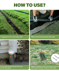 How to use Angled Lawn Drainage Grate For Yard Green Drain Grate Emitter For Sump Pump Discharge And Downspout Extensions No More Soggy Yard Keeps Your Lawn Dry Fits 3 Inch And 4 Inch Drain Pipe with installation steps.