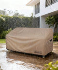 Waterproof Patio Sofa Cover For 60W X 35D X 35H Inch 2-Seater Loveseat Outdoor Furniture in rain