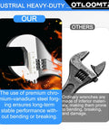 Comparison between our 4 Piece Adjustable Wrench Set Featuring 6 8 10 12 Inch Wrenches, Industrial Grade Heavy Duty Chrome Vanadium Steel and others.